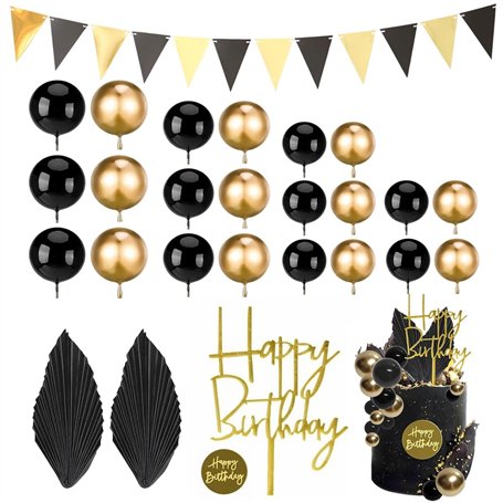 YSJCHEBS 26 Inserts De Gâteau Et 1 Drapeau De Train