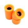 POFET Longboard Lot de 4 roues de rechange pour skateboard Cruiser Pennyboard Waveboard Snakeboard 78A Orange 60 x 45 mm