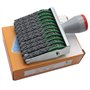 zeng 11 Chiffres Numéro Tampon Bureau,Format d'impression 67 x 7 mm en caoutchouc bandes 0–9 Chiffres bureau numéroteur automati