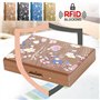 BONSYL® Portefeuille Porte-Cartes en Métal RFID Pro Max Amélioré pour Hommes et Femmes | 10 Emplacements | Blocage RFID | Design