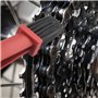 WMYCONGCONG Lot de 2 Outil de nettoyage de la chaîne de moto et de vélo Nettoyeur de rondelle de chaîne Brosse à manivelle Outil