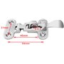 POFET 316 Boucle de porte en acier inoxydable pour remorque, yacht, loquet anti-cliquet pour bateau, casier