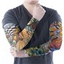 Vordas Manches Faux Tatouage, 6pcs Temporaire Faux Glissement Tatouage Manches Bras Kit Collection