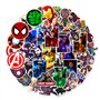 LYLSDSB Lot de 95 autocollants Marvel en vinyle Avengers Film autocollant pour ordinateur portable