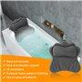 Coussin Baignoire, Coussin de Baignoire,Coussin Baignoire Adulte avec technologie 4D air mesh et avec 6 ventouses antidérapantes