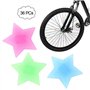 Perle de Rayon vélo, la Roue en Plastique colorée d'enfants vélo a parlé des agrafes Perle décoration Spokey vélo(36PCS Perles é