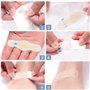 Pansements Blister,30 Pièces Pansements Invisibles en Gel Hydrocolloïde Pansements Blister pour les Pieds Pansements d'ampoules