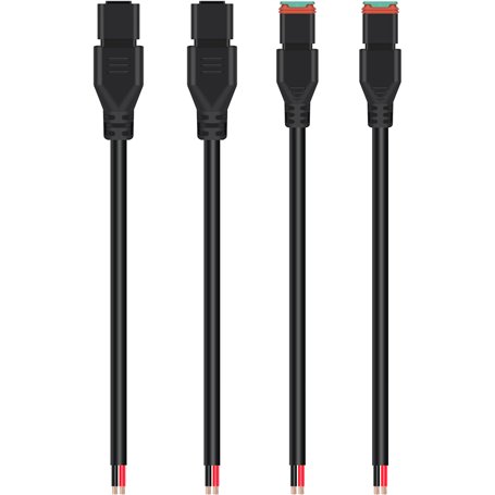 2 Ensembles de Connecteurs Séparateurs DT Câblage Deutsch 2 Broches Connecteurs Étanches Câble de Prolongation pour Pods LED Dou