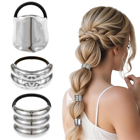 YUBBYSTU 3 Pièces Manchette de Cheveux