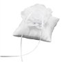Coussin Alliance Bague Mariage Oreiller - 10 * 10cm Fleur Oreiller pour alliances Fiançailles Fête mariage Faveurs Accessoires,