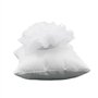 Coussin Alliance Bague Mariage Oreiller - 10 * 10cm Fleur Oreiller pour alliances Fiançailles Fête mariage Faveurs Accessoires,