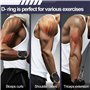 XFSRG 1 Paire Sangles de Tirage Musculation Robustes et Confortables Sangles de Levage avec Boucles en D pour Entraînement de Fo
