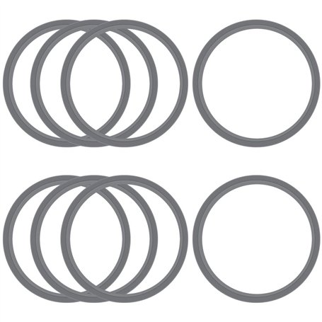 SNAGAROG 8 PCS Joint Blender Rechange Anneau d'Étanchéité en Caoutchouc Couvercle Refermable en Forme de O Tampons de Choc Rempl
