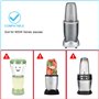 SNAGAROG 8 PCS Joint Blender Rechange Anneau d'Étanchéité en Caoutchouc Couvercle Refermable en Forme de O Tampons de Choc Rempl