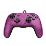 Pdp Gaming Faceoff deluxe+ Filaire Switch Pro Manette - Violet Camo - Licence Officiel By Nintendo - Customizable Buttons And Pa