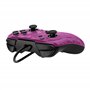 Pdp Gaming Faceoff deluxe+ Filaire Switch Pro Manette - Violet Camo - Licence Officiel By Nintendo - Customizable Buttons And Pa