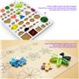 Hyber&Cara Papier quilling kit complet, 19 pcs quilling outils avec 45 couleurs 900 bandes et quilling modele
