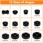 Newpop 18 Pcs Presse de Boîtier Montre, Professionnelle Kit Outil Montre de Réparation avec 12 Tailles de Moules, Remover Ouvre