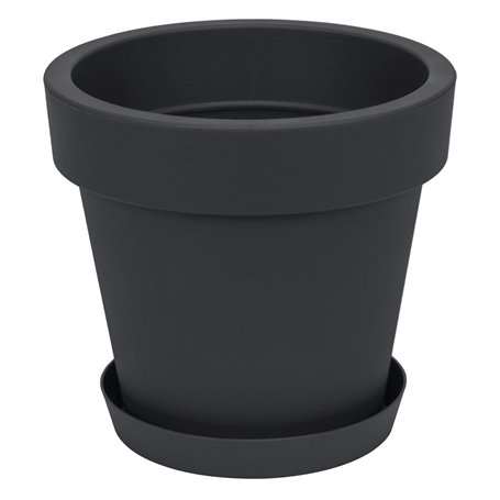 Pot de Fleur avec Soucoupe en Plastique Lofly