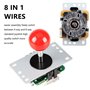 EG STARTS 2 Pièces de Kit de Jeu d'Arcade USB Pc Joystick pour Mame Jeu DIY USB Encoder + 2x 5Pin 8 Way Stick + 20 Boutons Push