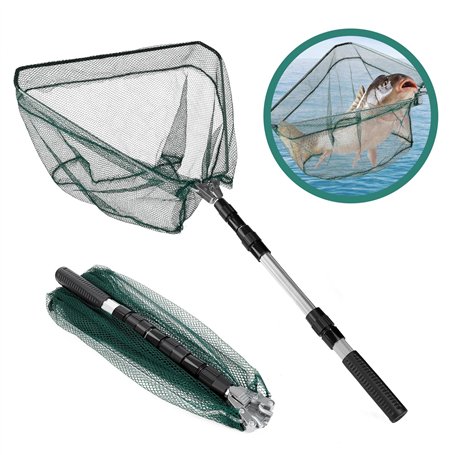 FoiiLiio Épuisette de Pêche Pliable