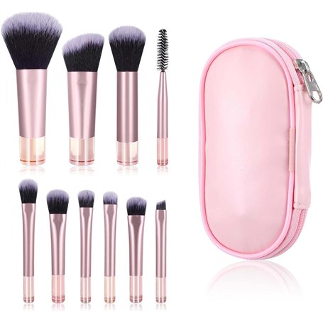 ZYEKIU 10 Pièces Set Pinceaux Maquillage