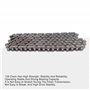 GOOFIT 25h 138 Liens Chaînes de Transmission pour Moto 2 Temps Remplacement pour 49cc 47cc Pocket Bike Mini Bike Dirt Pit Bike V