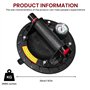 Ventouse pour carrelage - Ventouse - Avec manomètre - Charge maximale : 200 kg - Avec boîte à outils portable - Pour stratifié, 