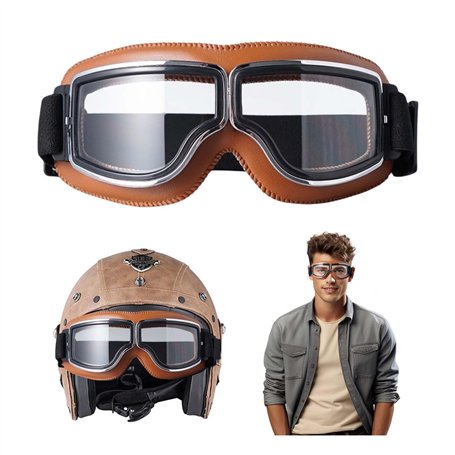 ZHYAUN Lunettes de moto