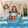ZOOMPIL Pirate Anniversaire Vaisselle, Pirate Party Vaisselle pour 16 Invités, avec Bannières Assiettes Serviettes Nappes, Fête