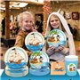 ZOOMPIL Pirate Anniversaire Vaisselle, Pirate Party Vaisselle pour 16 Invités, avec Bannières Assiettes Serviettes Nappes, Fête