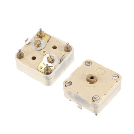 sourcingmap 5 Pcs 224pF 4-Linear PCB Trimmer Tuning Variable Adjustable Capacitors for Radio