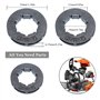 Haishine 5Pcs Pignon Rim 3/8 "Pas 7 Dent 19mm pour Stihl MS360 MS310 Husqvarna 154 254 50 51 55 Tronçonneuse # 18720 Pièces De R