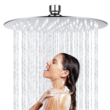 Tête de Douche 20cm Acier Inoxydable 304