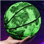 FEEL YAN Ballon de basket-ball lumineux holographique réfléchissant, ballon de basket de rue phosphorescent, ballon d'entraîneme