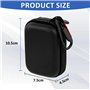 Hesupy Étui De Voyage pour DJI,Sac De Protection Compatible avec DJI Action 5 Pro/4/3 Boîte De Rangement Résistante Aux Chutes E