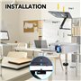 jinminamz Support De Projecteur,Surface De La Table Support Projecteur Mini Multifonctionnel avec Interface à Vis 1/4 Pouces Con