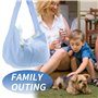 Sac de Transport Chien 10kg, Sac Transport Chien avec Bouton et Crochet De Laisse pour Empêcher Les Animaux de Sauter, Sac pour