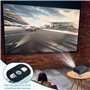 fuxunamz Support Videoprojecteur Plafond, Support Videoprojecteur Portable, Supports Projecteur Rotation à 360° avec Filetage 1/