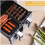 Grille Air Fryer, Moule Air Fryer, Usage GéNéRal Air Fryer Accessoires, Plat Silicone Air Fryer pour Cuire Le Bacon, Les Hot-Dog