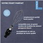 Lichtblau Fouet 2614 avec entraîneur 657379 pour mixeur plongeant 12019198 pour batteur à main Bosch I Fouet de rechange pour en