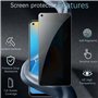Vuciya Lot de 3 Protection Écran Anti-Espion pour Oppo A74 4G / Oppo A94 5G Verre Trempé 9H Dureté Vitre Film Résistant aux Rayu
