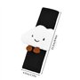 Ziyonix 2 Pièces Protege Ceinture Voiture Enfant, Motif de Nuage blanc Voiture Protège Ceinture de Sécurité Coussin Coussin Cein