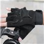 Ziyonix Gants Cyclisme Demi-Doigts, Gants de Protection Sportifs pour Enfants Moto Enfant sans Doigts Mitaines de Cyclisme Antid