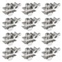Kellegour 12Pcs Clips de Mise à Terre de Panneau Solaire