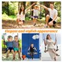 Balançoire Enfant en Bois, Balançoire Extérieure en Bois, Balançoire à Suspendre pour Enfant Et Adulte Chargé Maximum 200 Kg,Bal