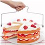 Coupe Gâteau,Cake de Gâteau Patisserie Gâteaux Coupe-Tarte Divider Fil Découpeur Identischen à Niveleur Séparatrice Layer Lissoi