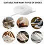 Lacets,Lacet de Chaussures Basket Air Blanc Ruban Satin en Fluffy Chaussure Plats Baskets Laces des Fixation Corde Shoelace Soie
