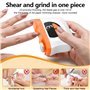 Coupe Ongle Electrique, 2025 Nouveau Coupe-ongles Automatique avec lumière LED avec 3 Vitesses, 3 en 1 Portable Lime a Ongle éle