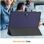 Coque Compatible avec Oneplus Pad 2/Oppo Pad 3 Pro 12.1" 2024 +1 Pièces Protection Écran Verre Trempé,Couverture Intelligente Ho